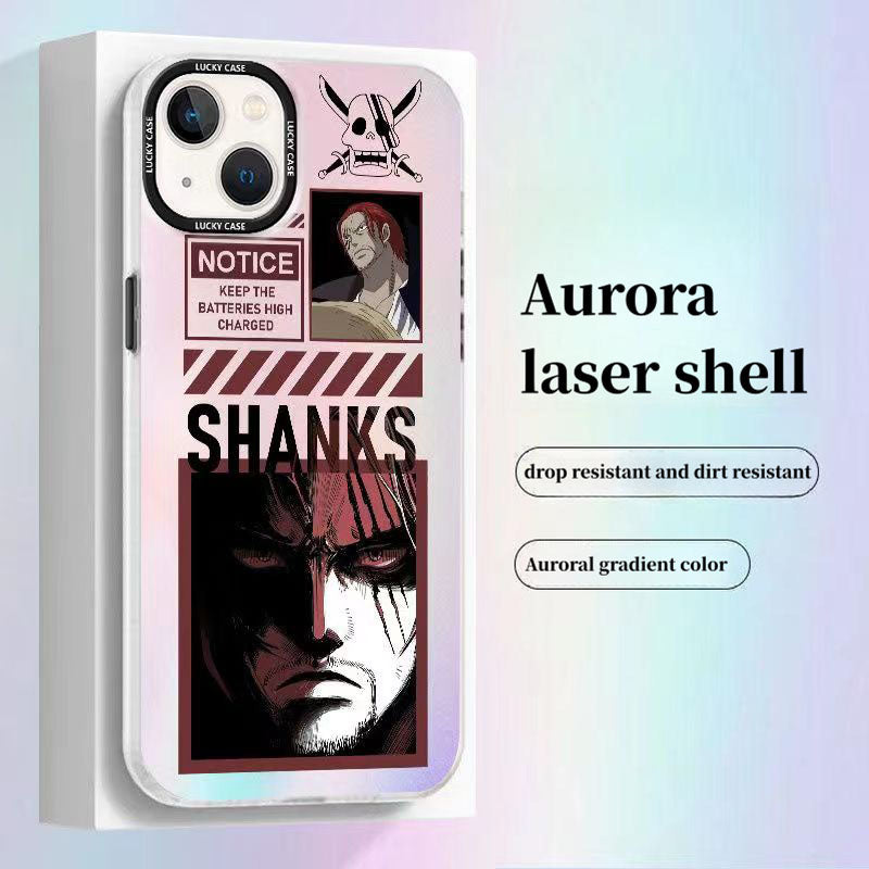 Luffy/Zoro/Shanks iPhone silicone crash-resistant phone case