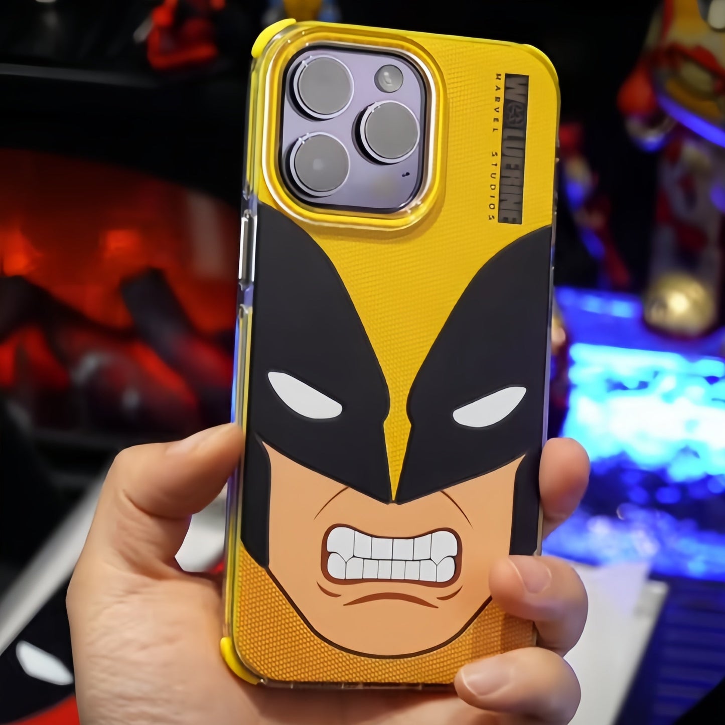 Deadpool/Wolverine iPhone silicone crash-resistant phone case