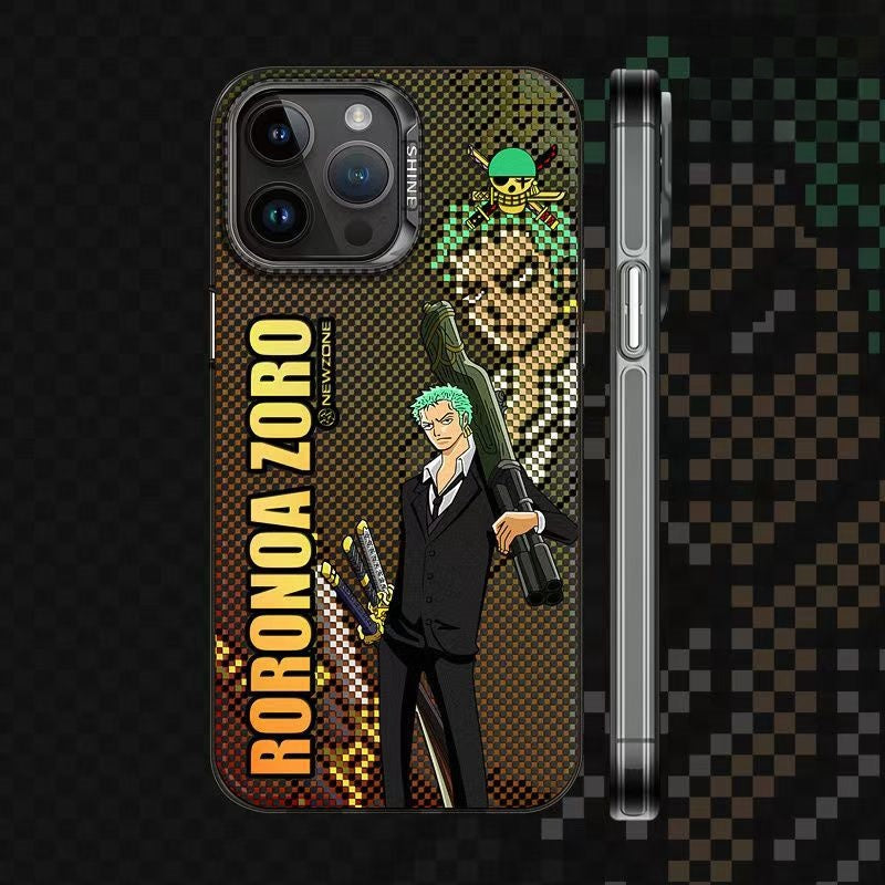 Luffy/Zoro iPhone silicone crash-resistant phone case