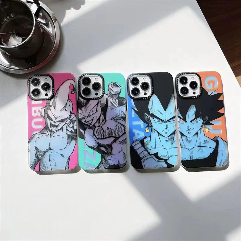 Goku/Vegeta/Buu/Frieza Apple exquisite Trend Silicone Anti-collision phone case