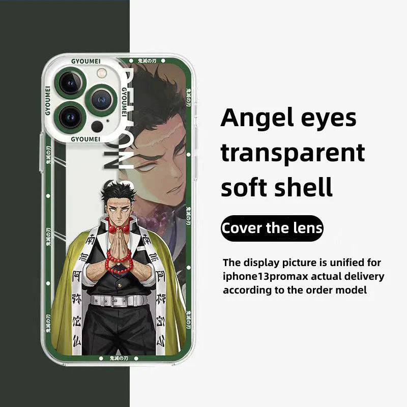 Tanjirou/Nezuko iPhone. Android phone case Apple Refined Trend silicone anti-collision phone case