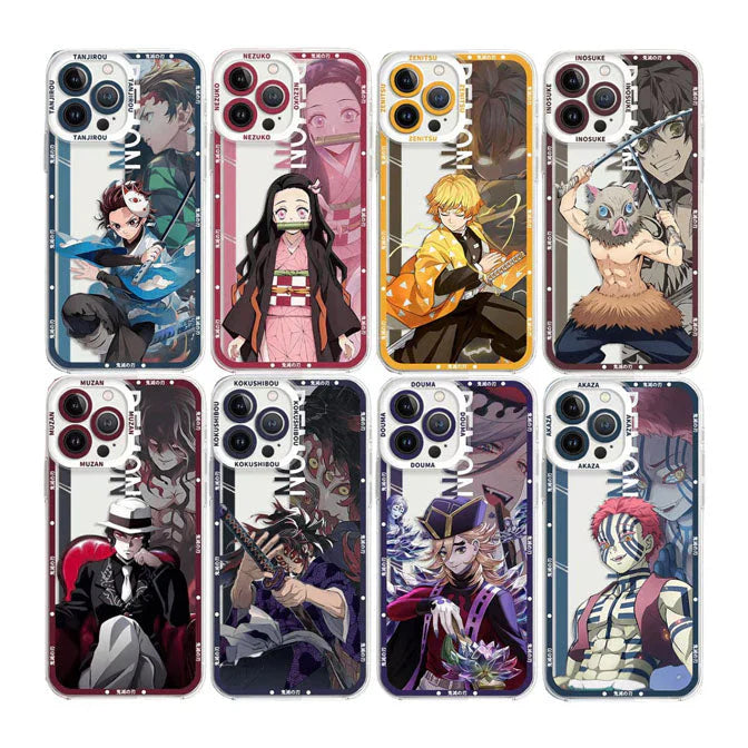 Tanjirou/Nezuko iPhone. Android phone case Apple Refined Trend silicone anti-collision phone case