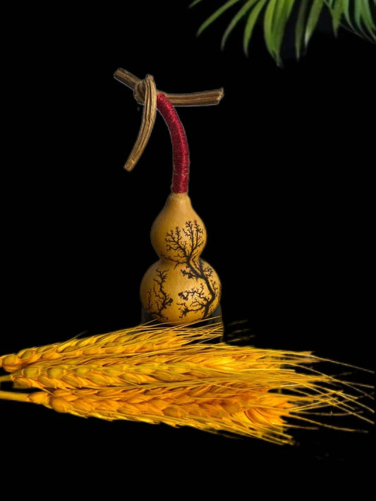 Lightning strikes a gourd