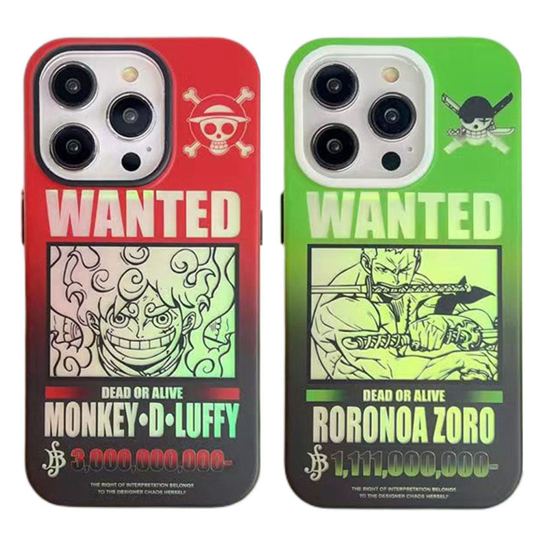 Luffy/Zoro iPhone exquisite Trend Silicone Anti-collision phone case