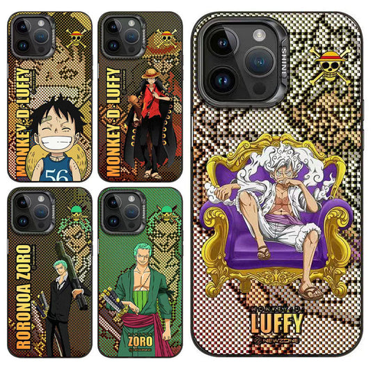 Luffy/Zoro iPhone silicone crash-resistant phone case