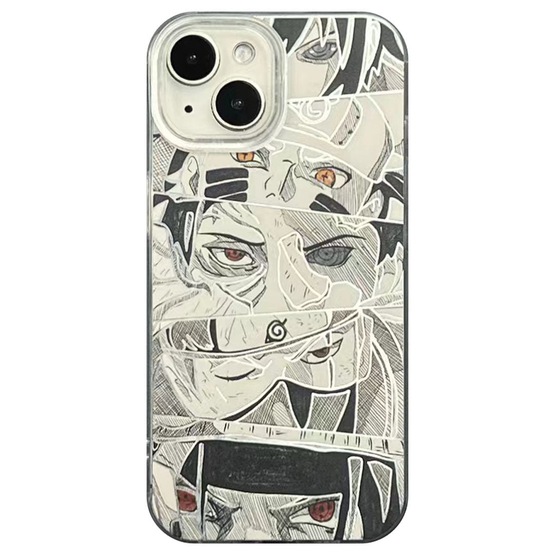 Sasuke/Itachi iPhone silicone crash-resistant phone case