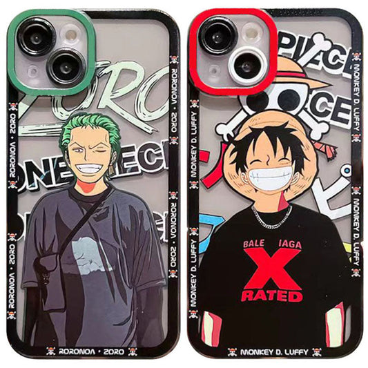 Luffy/Zoro iPhone exquisite Trend Silicone Anti-collision phone case