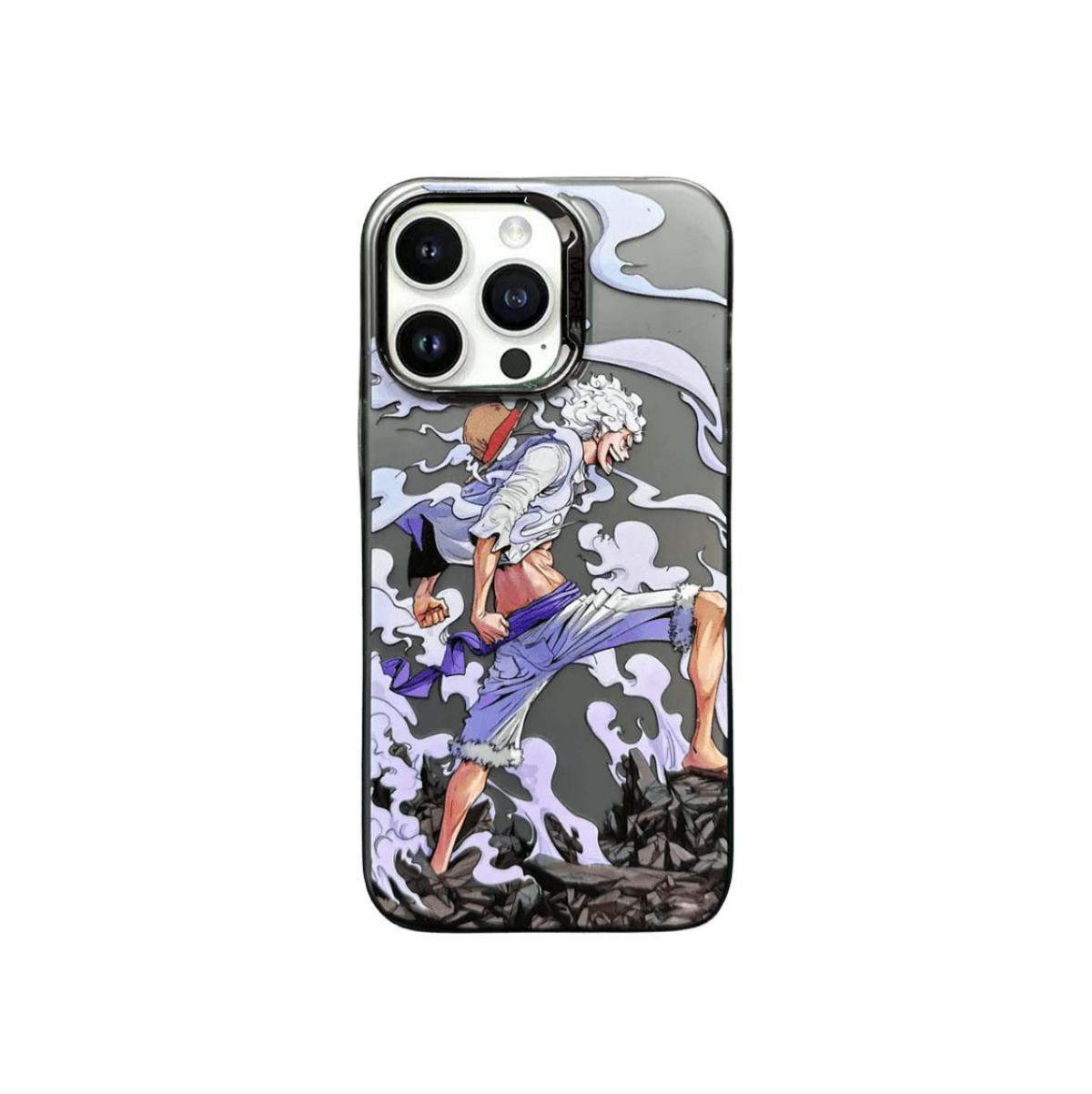 Luffy/Zoro iPhone silicone crash-resistant phone case