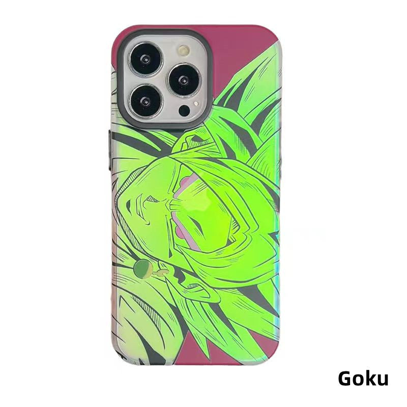 Goku/Vegeta/Buu iPhone silicone crash-resistant phone case