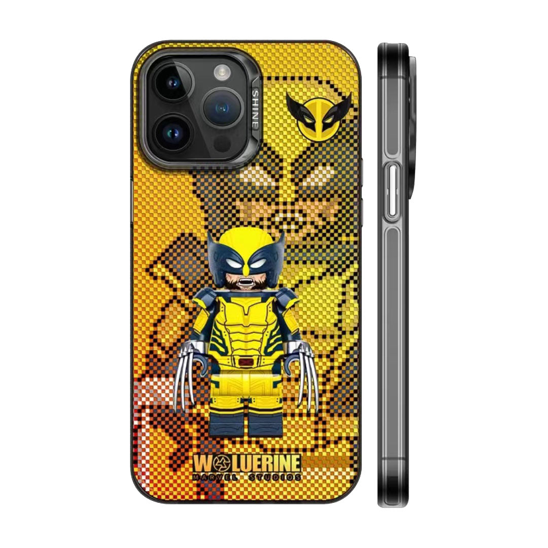 Deadpool/Wolverine iPhone silicone crash-resistant phone case