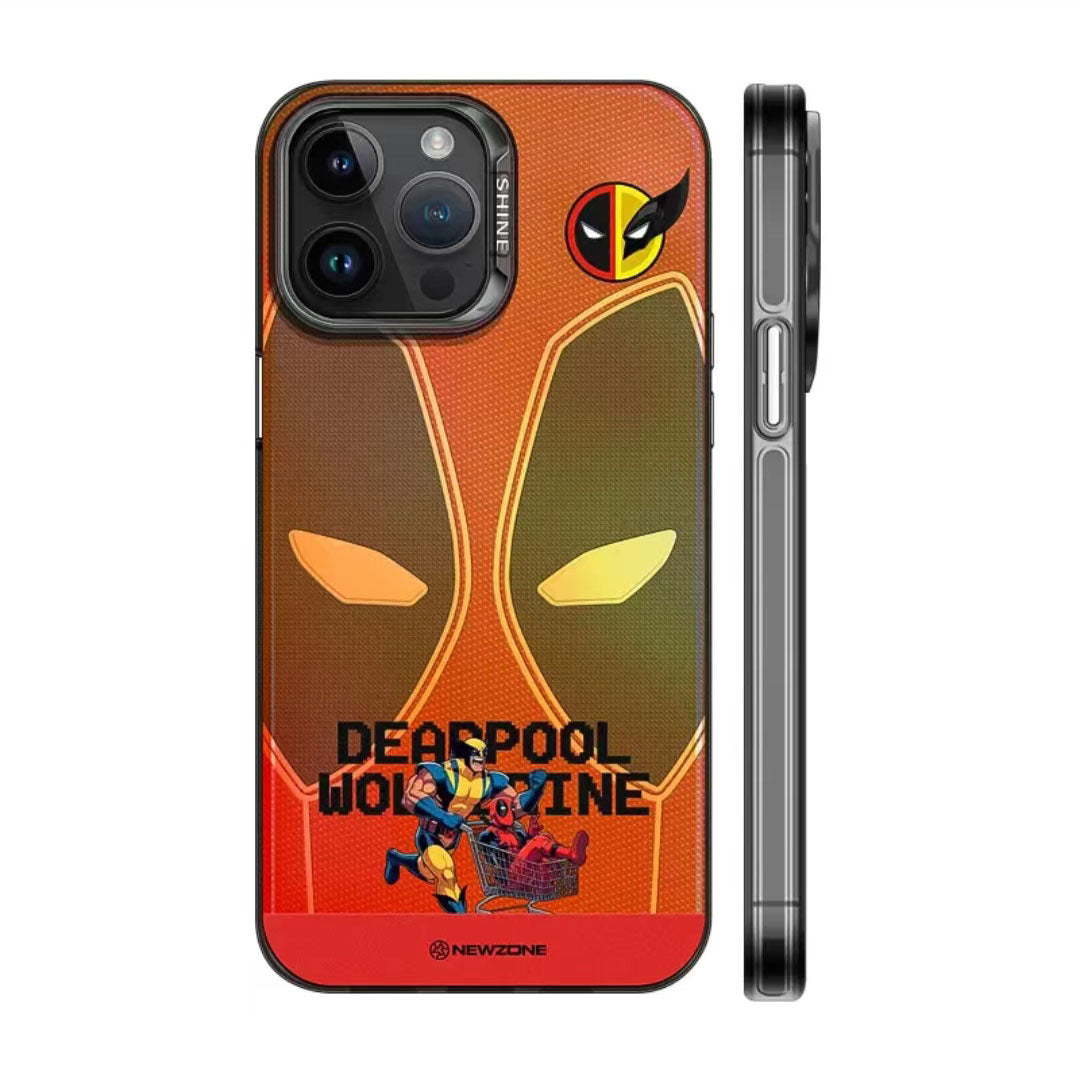 Deadpool/Wolverine iPhone silicone crash-resistant phone case