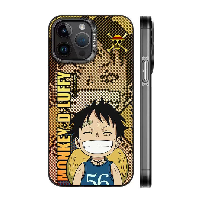 Luffy/Zoro iPhone silicone crash-resistant phone case