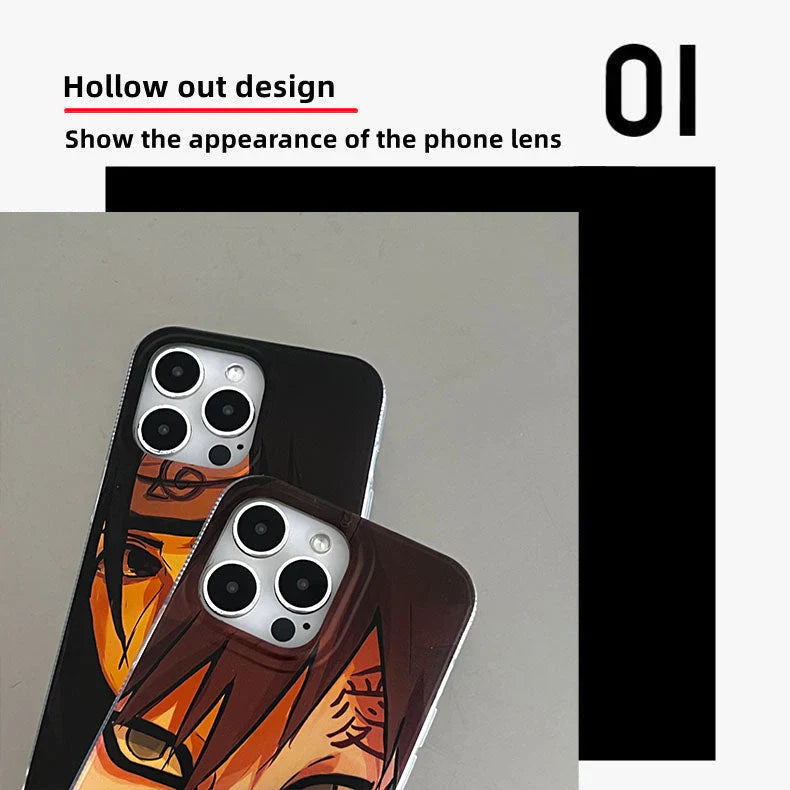 Itachi/Gaara Apple exquisite Trend Silicone Anti-collision phone case