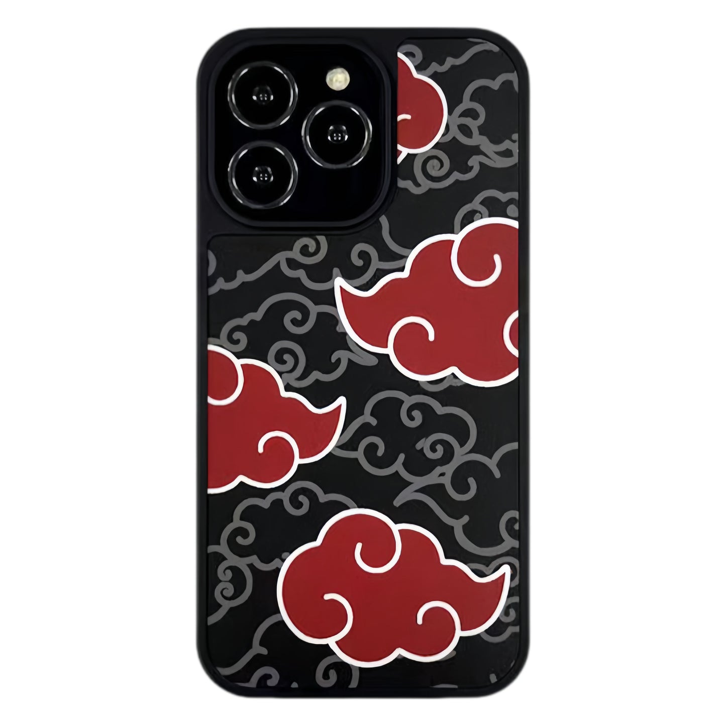 Kurama/Akatsuki iPhone silicone crash-resistant phone case