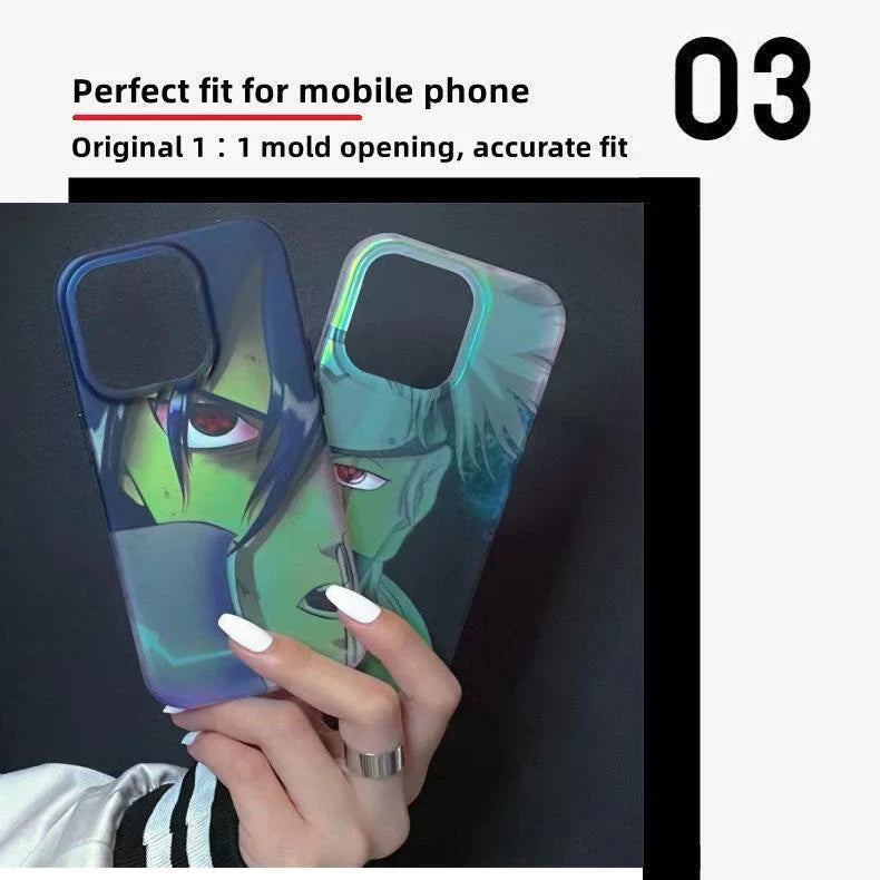 Sasuke/Kakashi iPhone Beautiful Trend silicone anti-collision case