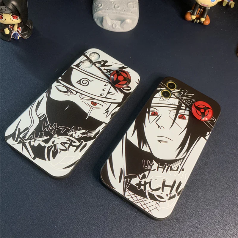 Kakashi/itachi Cool Case For Rotating Sharingan Handmade iPhone Case