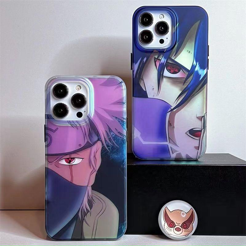 Sasuke/Kakashi iPhone Beautiful Trend silicone anti-collision case