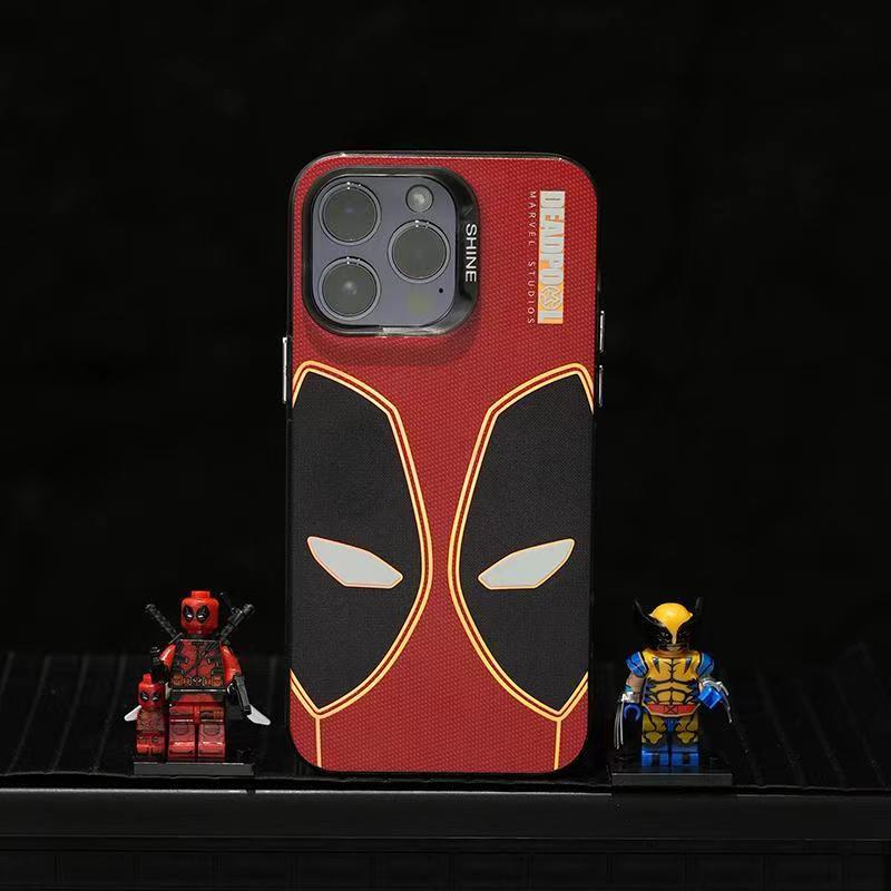 Deadpool/Wolverine iPhone silicone crash-resistant phone case