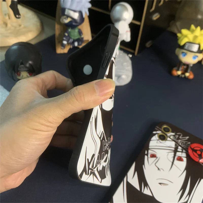 Kakashi/itachi Cool Case For Rotating Sharingan Handmade iPhone Case