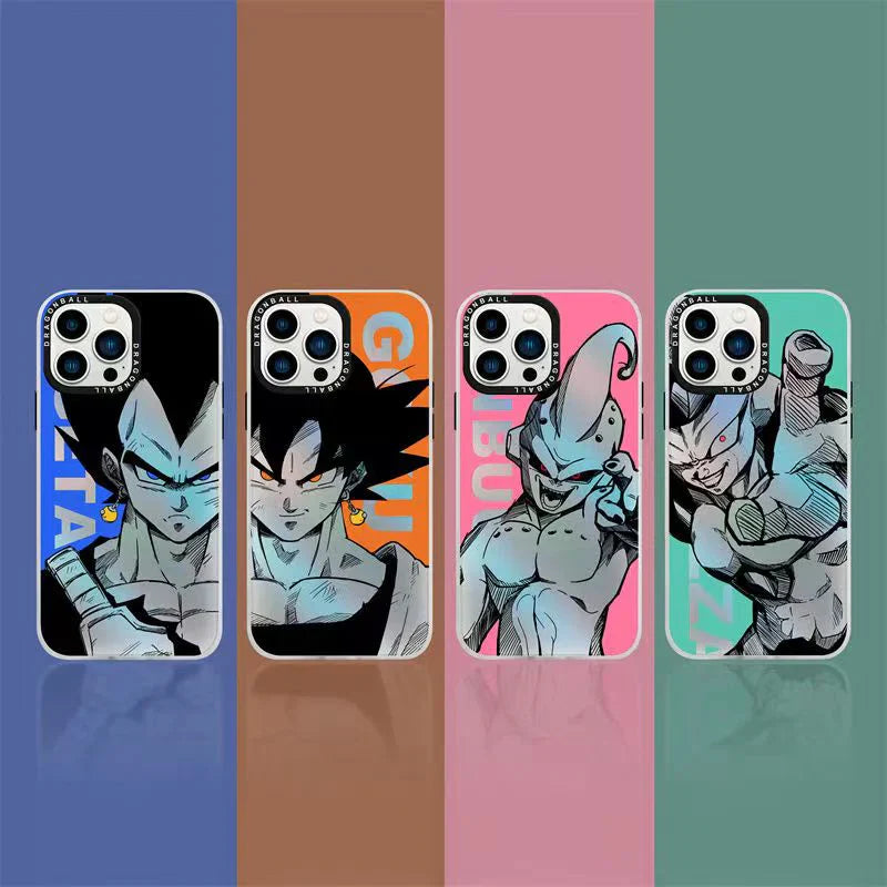 Goku/Vegeta/Buu/Frieza Apple exquisite Trend Silicone Anti-collision phone case